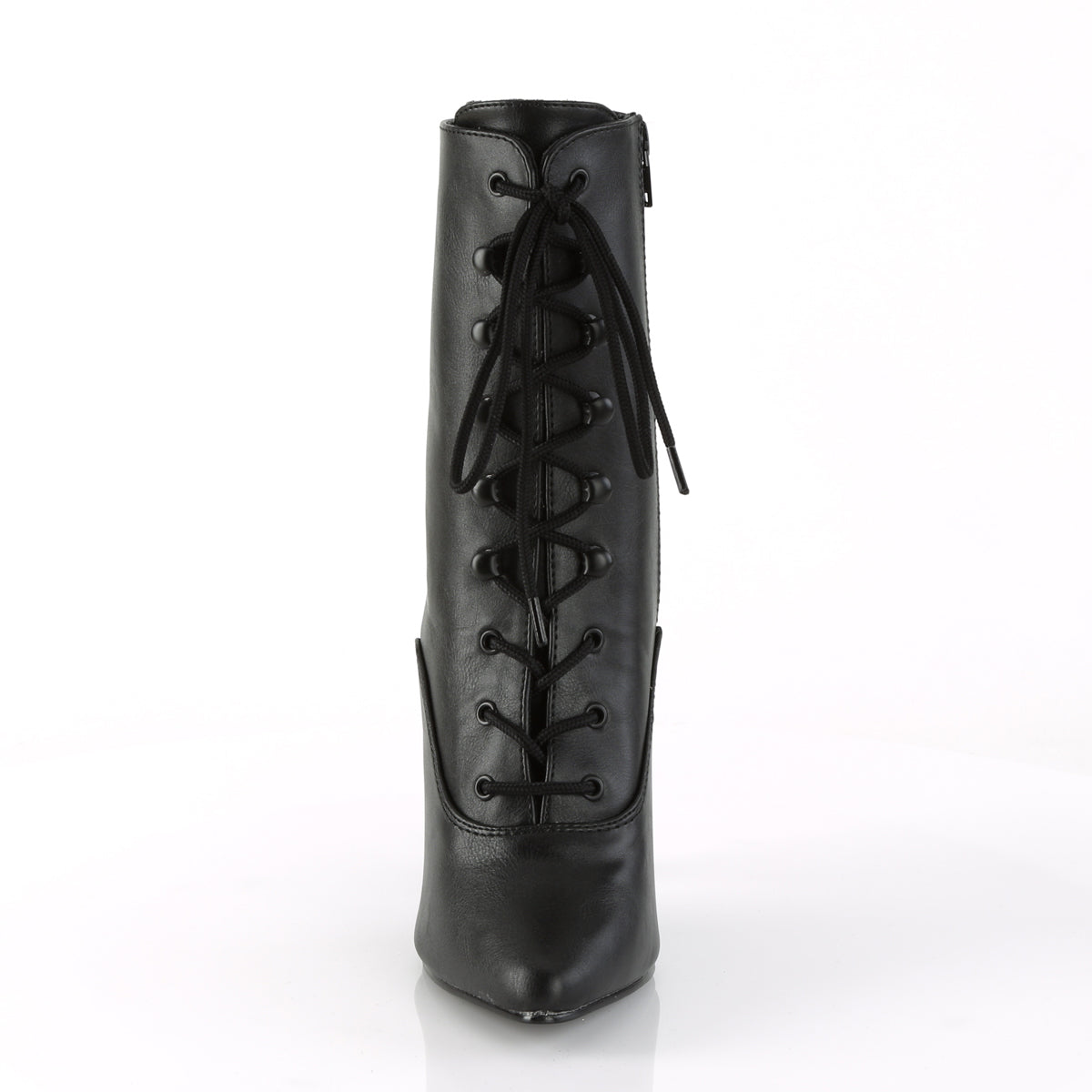 SEDUCE-1020 5" Heel Lace-Up Front Ankle Boot, Side Zip