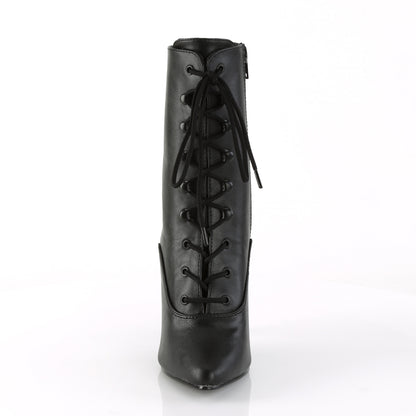 SEDUCE-1020 5" Heel Lace-Up Front Ankle Boot, Side Zip