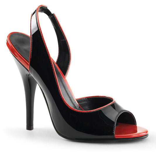 SEDUCE-117 *5" Tow-Tone Peep Toe Sling Back Sandal