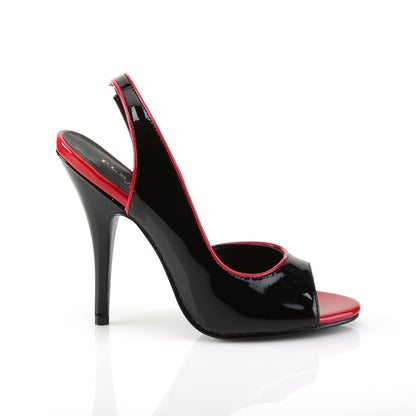 SEDUCE-117 *5" Tow-Tone Peep Toe Sling Back Sandal