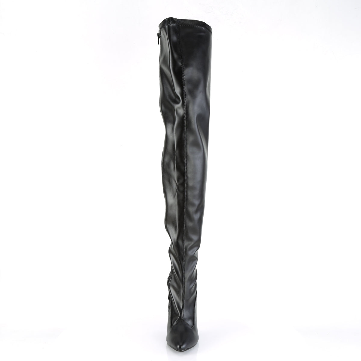 SEDUCE-3000 5" Plain Stretch Thigh Boot