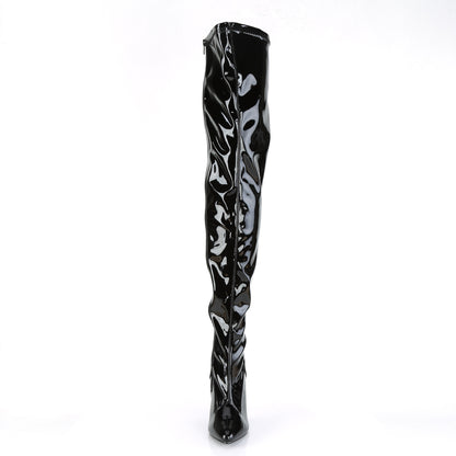 SEDUCE-3000 5" Plain Stretch Thigh Boot