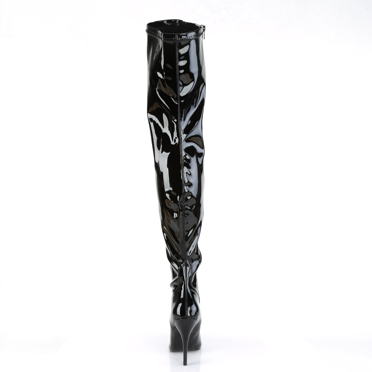 SEDUCE-3000 5" Plain Stretch Thigh Boot