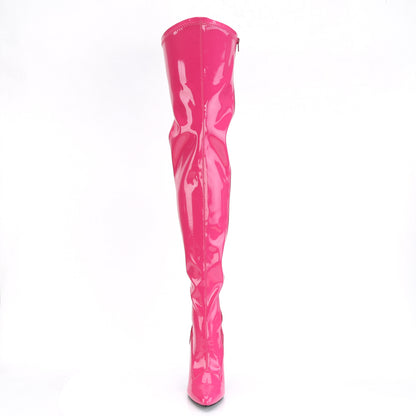 SEDUCE-3000 5" Plain Stretch Thigh Boot