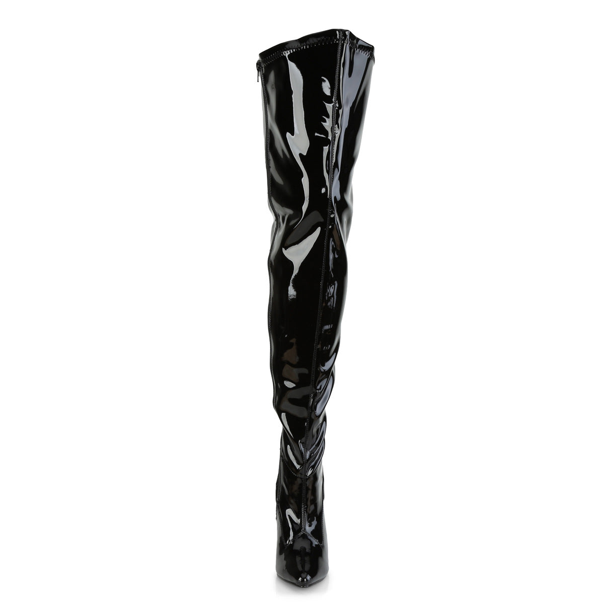 SEDUCE-3000WC *5" Heel Stretch Wide Calf Thigh Boot, Side Zip