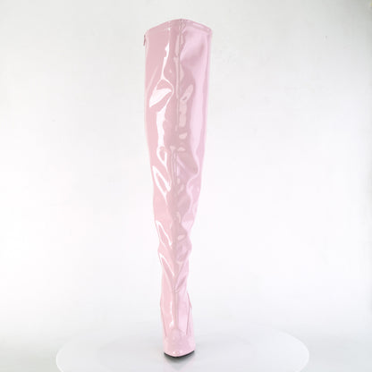 SEDUCE-3000WC 5" Heel Stretch Wide Calf Thigh Boot, Side Zip