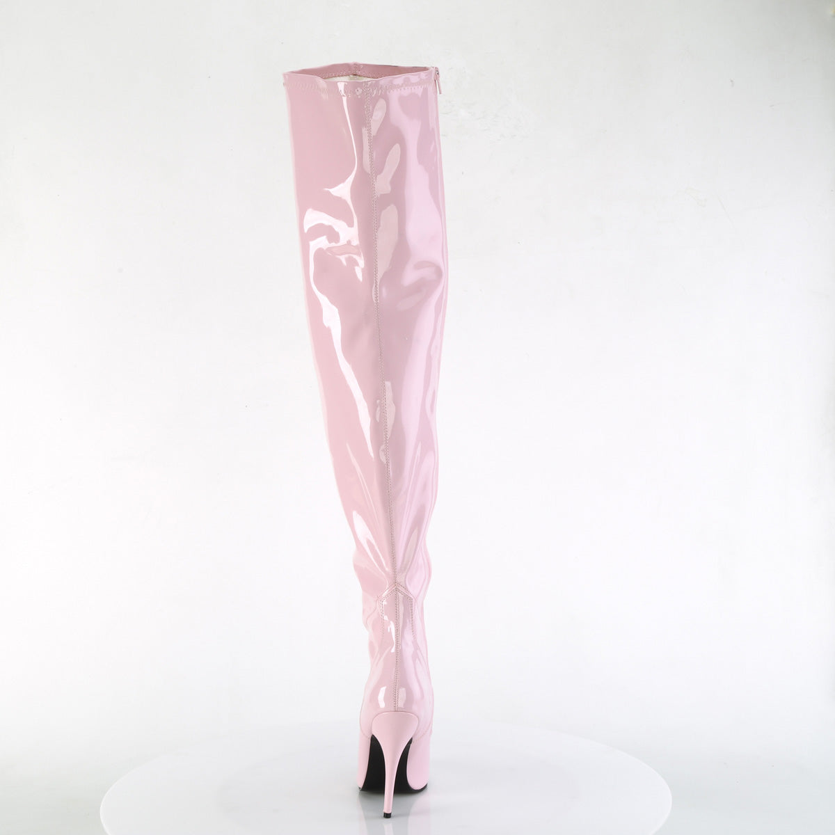 SEDUCE-3000WC 5" Heel Stretch Wide Calf Thigh Boot, Side Zip