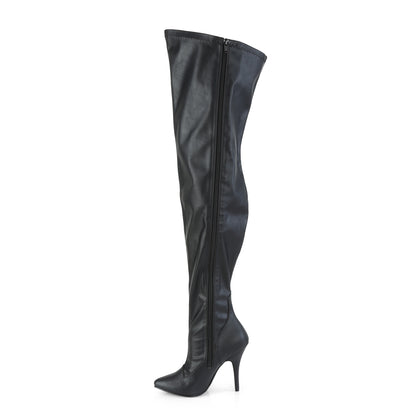 SEDUCE-3000WC 5" Heel Stretch Wide Calf Thigh Boot, Side Zip