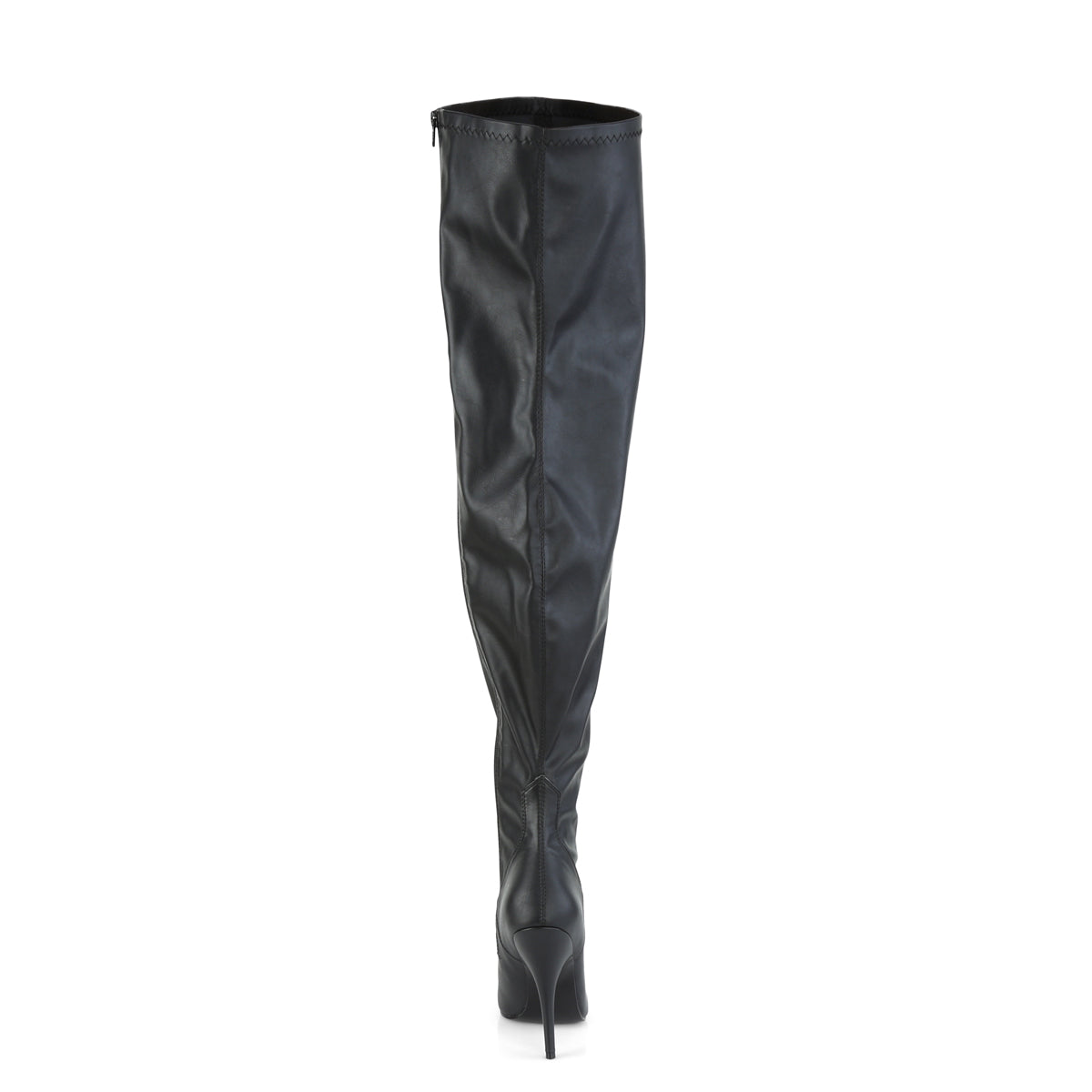 SEDUCE-3000WC 5" Heel Stretch Wide Calf Thigh Boot, Side Zip