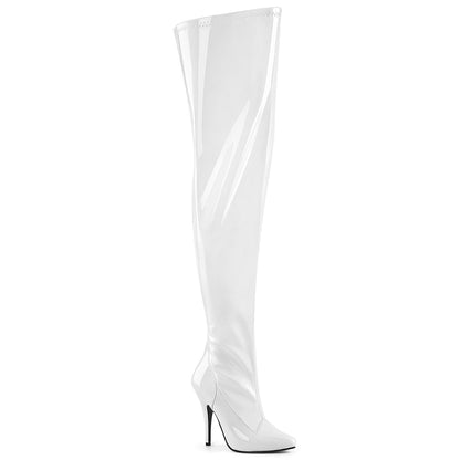 SEDUCE-3000WC *5" Heel Stretch Wide Calf Thigh Boot, Side Zip