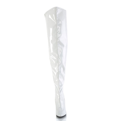 SEDUCE-3000WC *5" Heel Stretch Wide Calf Thigh Boot, Side Zip