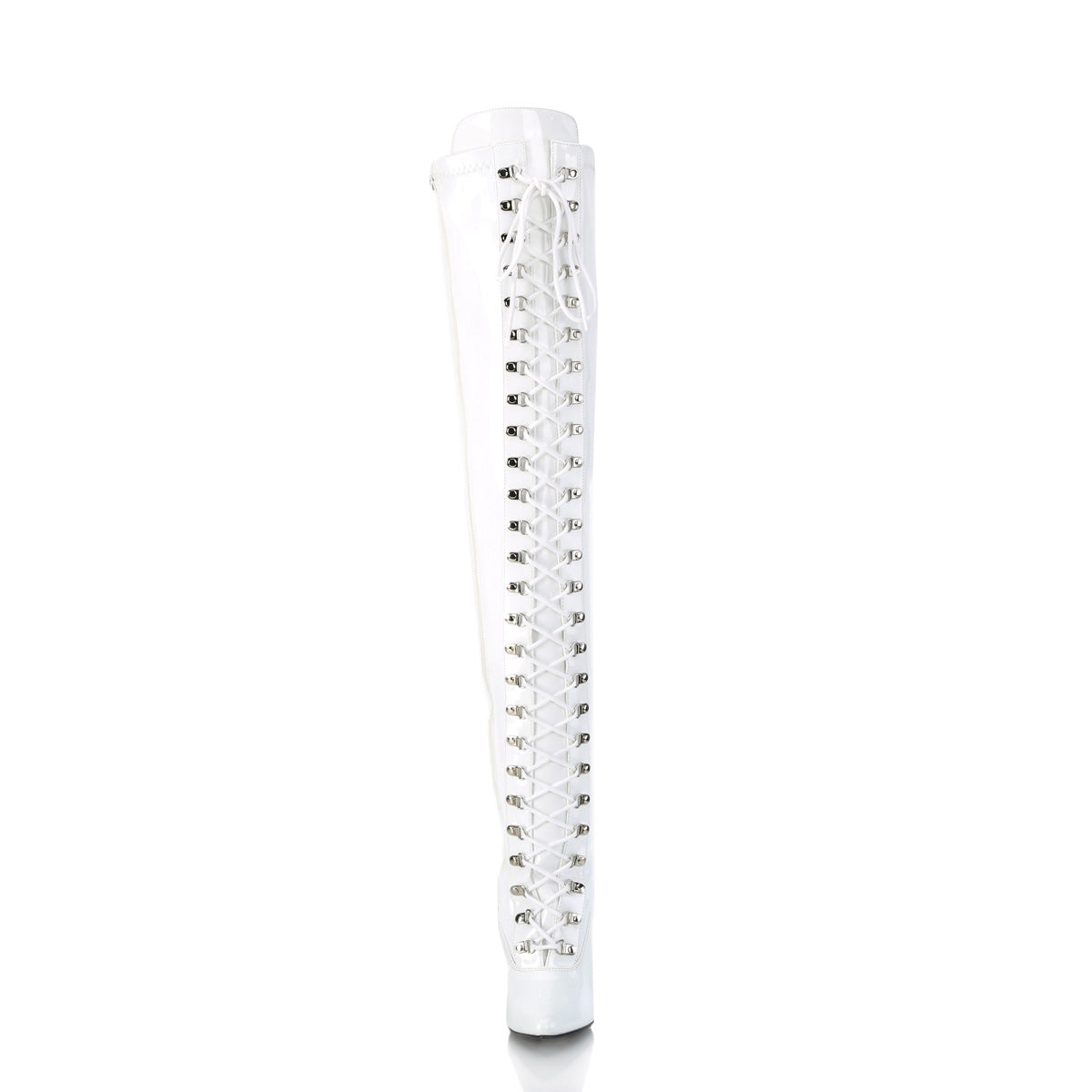 SEDUCE-3024 5" D-Ring Stretch Thigh BT, Side Zip