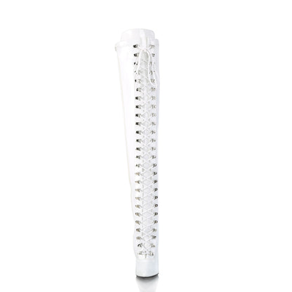 SEDUCE-3024 5" D-Ring Stretch Thigh BT, Side Zip