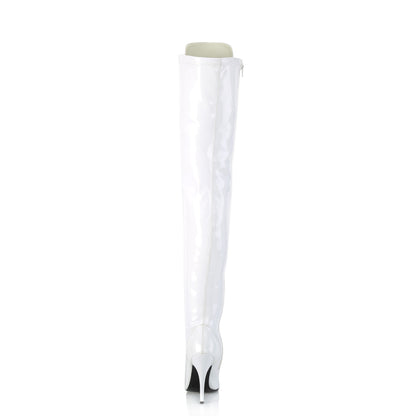 SEDUCE-3024 5" D-Ring Stretch Thigh BT, Side Zip