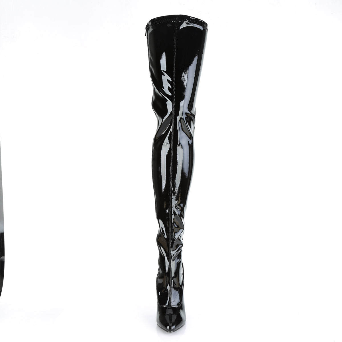 SEDUCE-3063 5" Open Back D-Ring Stretch Thigh BT
