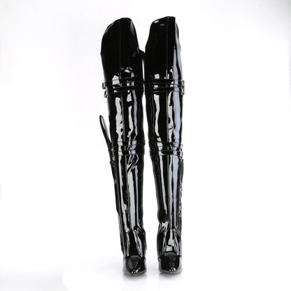 SEDUCE-3080 5" Heel Thigh High Boot w/ Buckle Strap