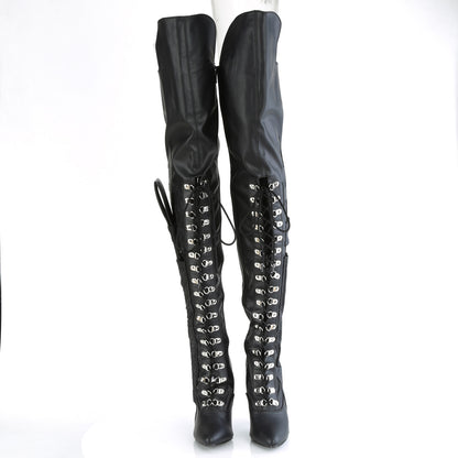 SEDUCE-3082 *5" Heel Lace-Up Thigh High Boot