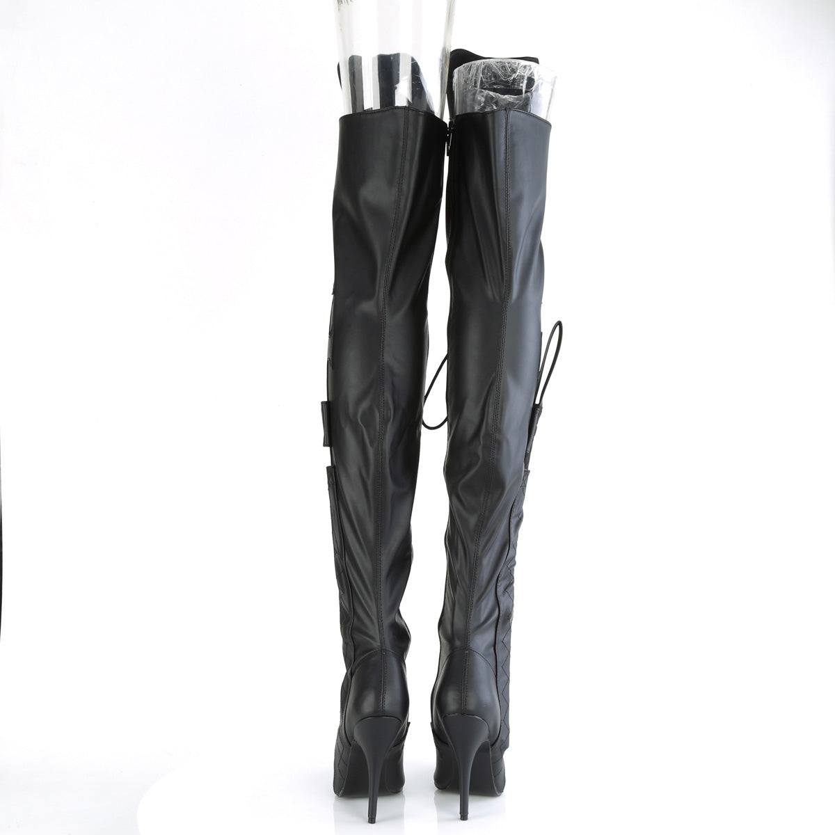 SEDUCE-3082 *5" Heel Lace-Up Thigh High Boot