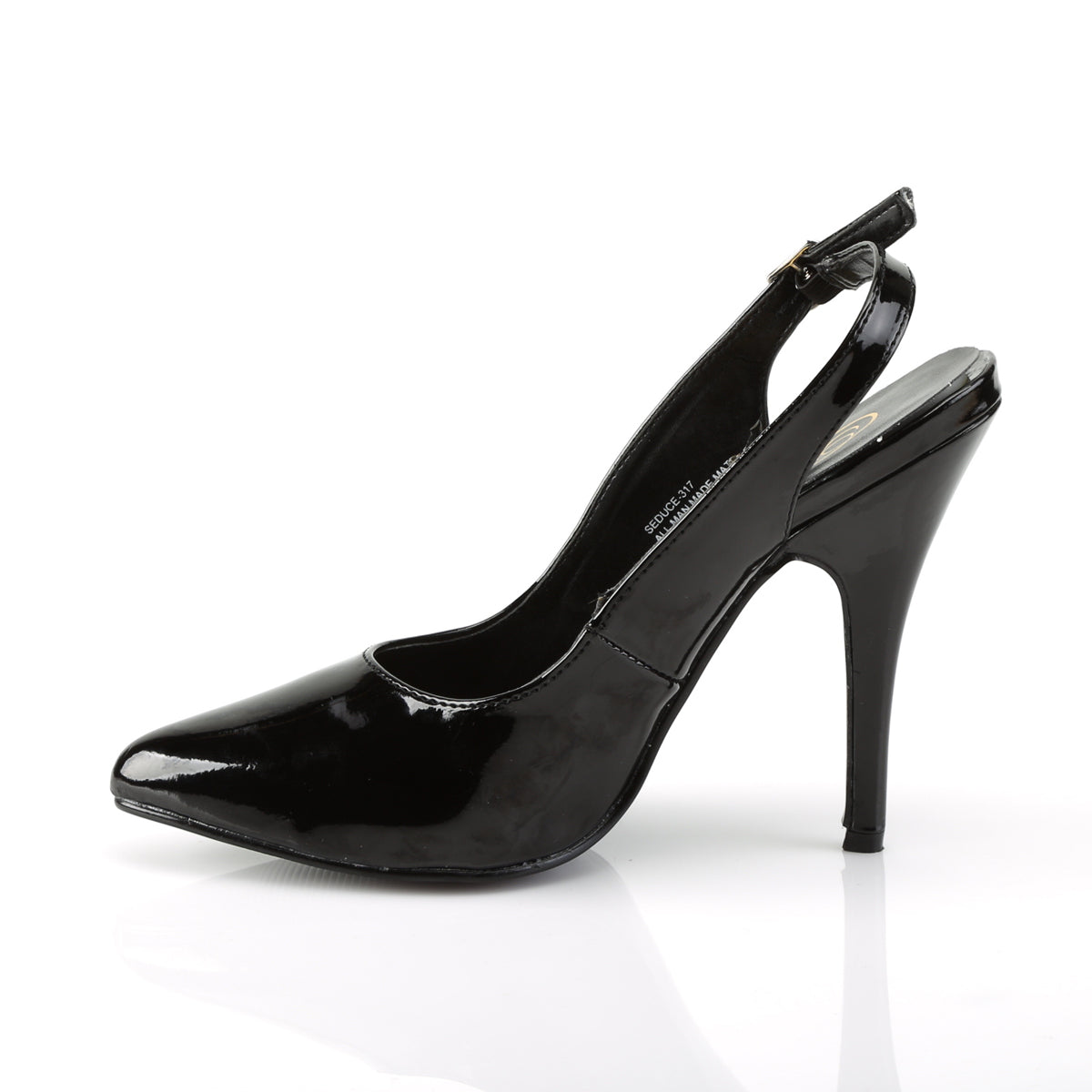 SEDUCE-317 *5" Closed Toe Sling Back Pump