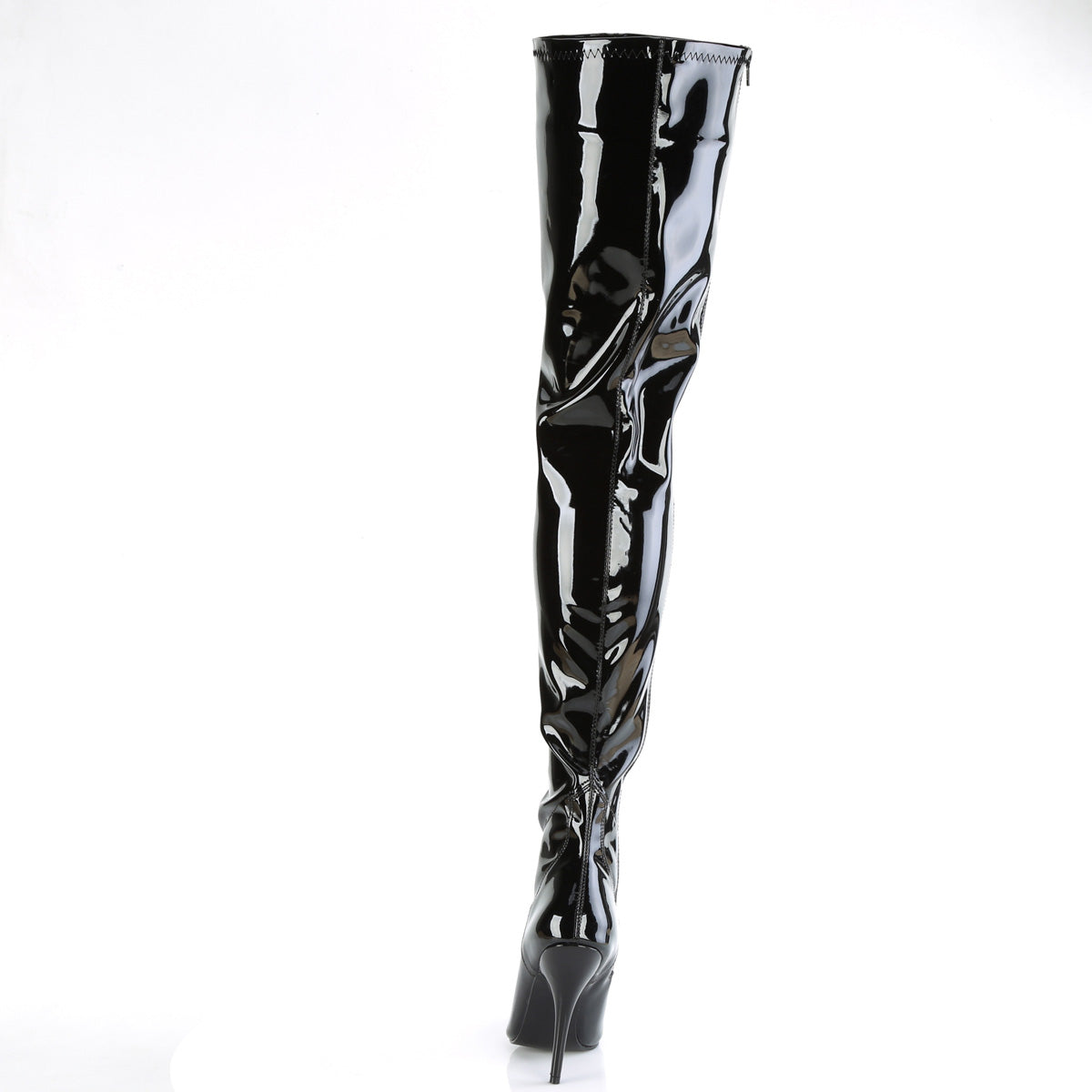 SEDUCE-4000 5" Heel Stretch Crotch Boot, Side Zip