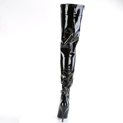 SEDUCE-4000 5" Heel Stretch Crotch Boot, Side Zip