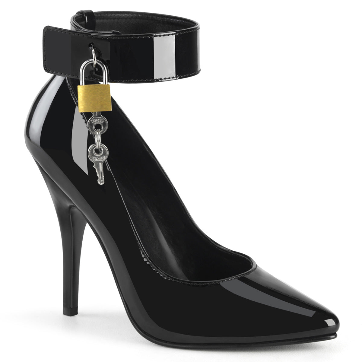 SEDUCE-432 5" Heel Wide Band Ankle Cuff Pump