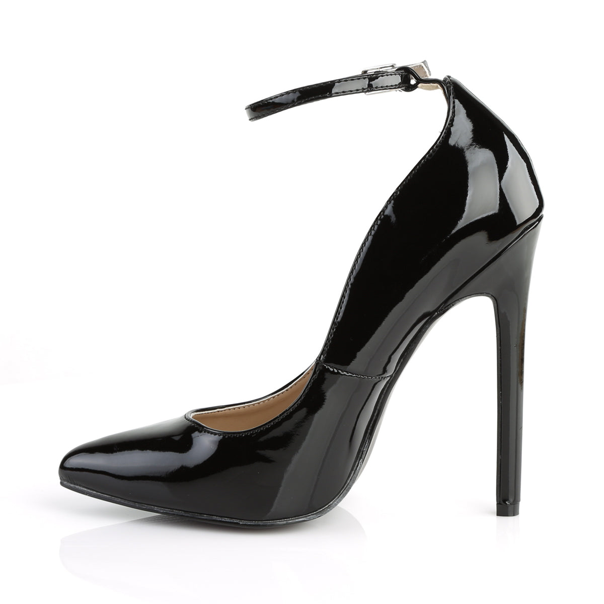 SEXY-23 5" Heel Ankle Strap Pointed Toe Pump