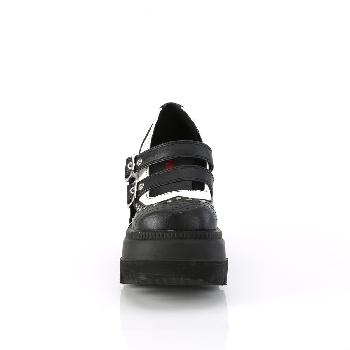 SHAKER-27 **4 1/2" Wedge PF Double Strap Maryjane