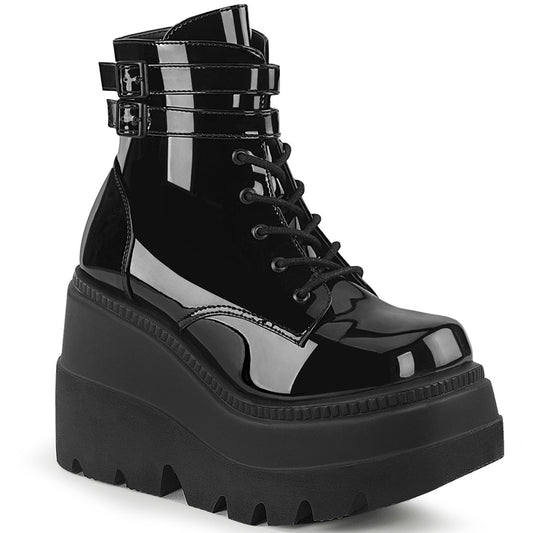 SHAKER-52 4 1/2" Wedge PF Ankle Boot, Side Zip