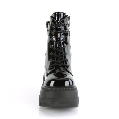 SHAKER-52 4 1/2" Wedge PF Ankle Boot, Side Zip