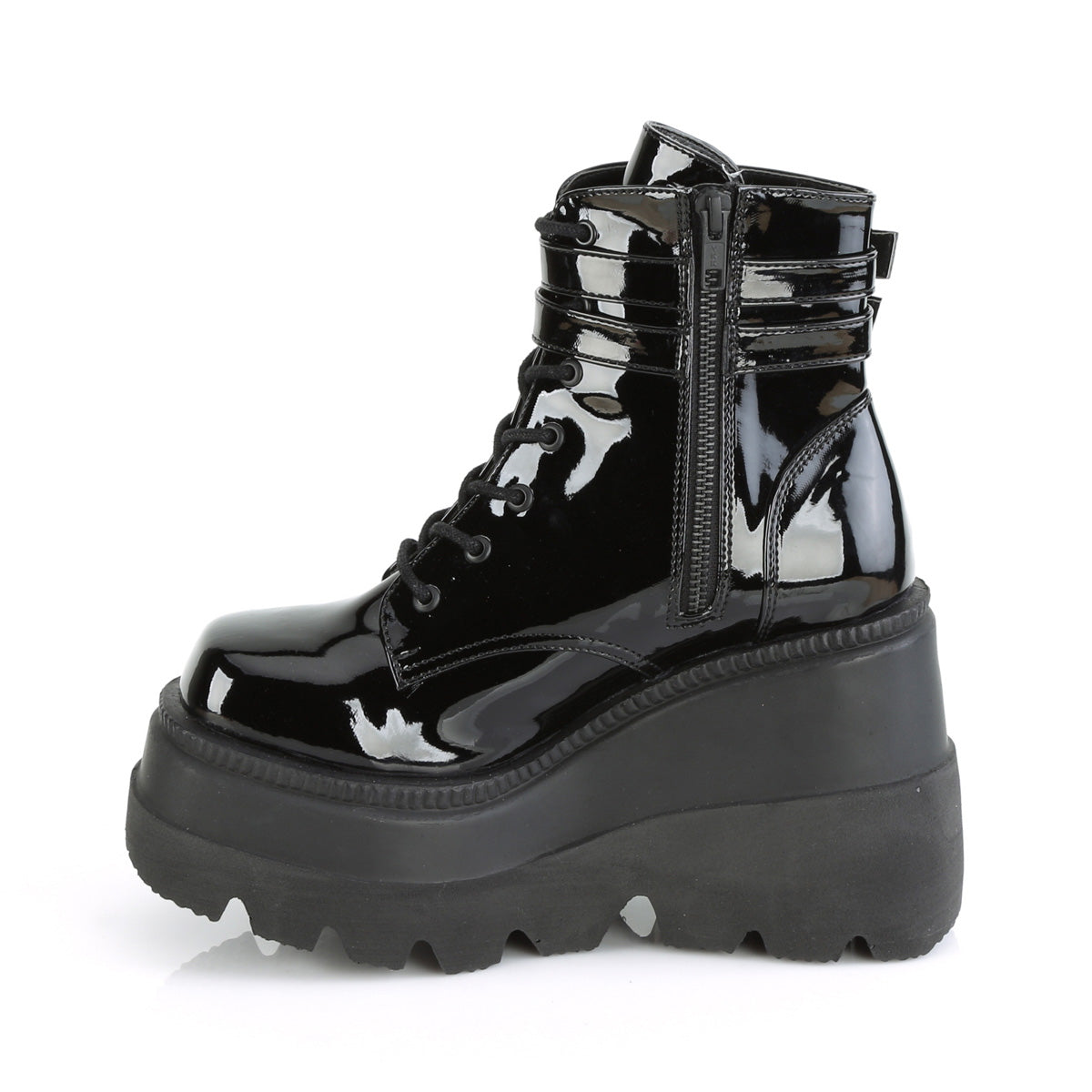 SHAKER-52 4 1/2" Wedge PF Ankle Boot, Side Zip