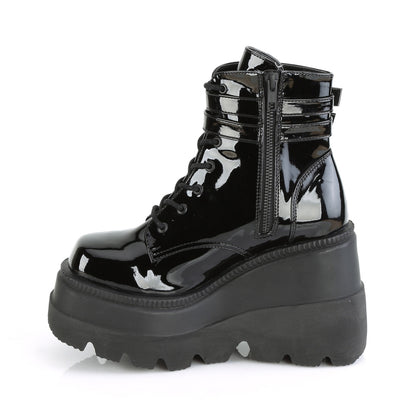 SHAKER-52 4 1/2" Wedge PF Ankle Boot, Side Zip