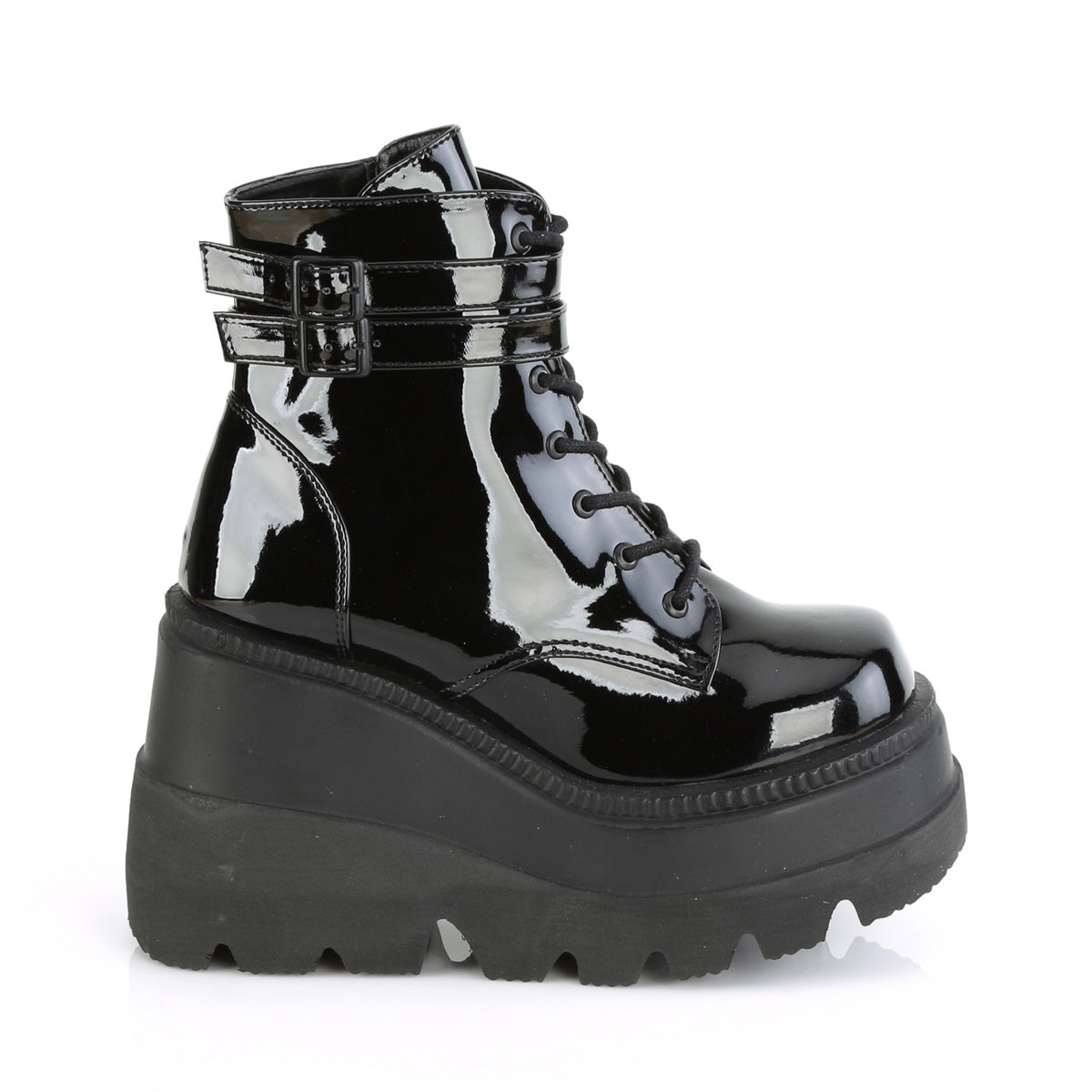 SHAKER-52 4 1/2" Wedge PF Ankle Boot, Side Zip