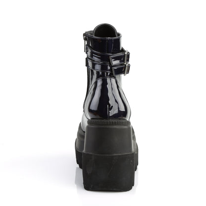 SHAKER-52 4 1/2" Wedge PF Ankle Boot, Side Zip