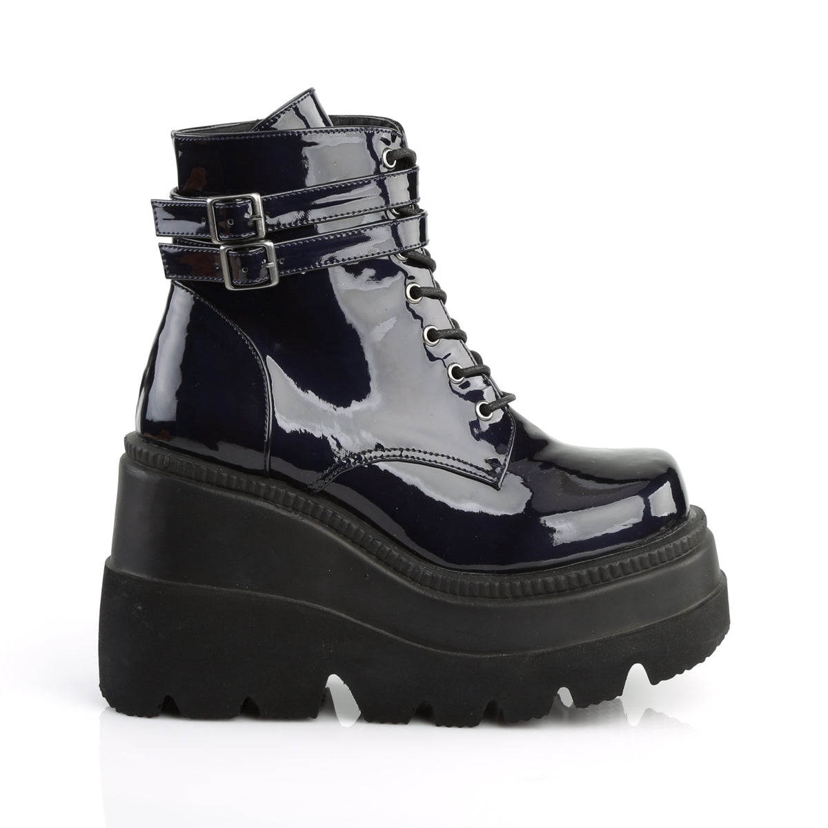 SHAKER-52 4 1/2" Wedge PF Ankle Boot, Side Zip