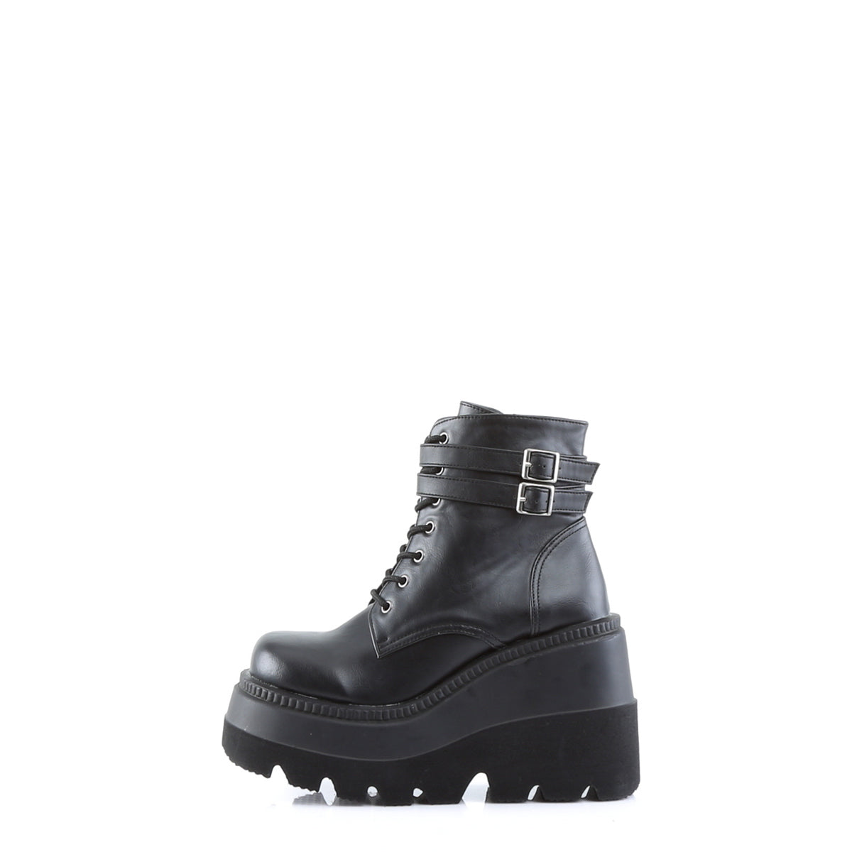 SHAKER-52 *4 1/2" Wedge PF Ankle Boot, Side Zip