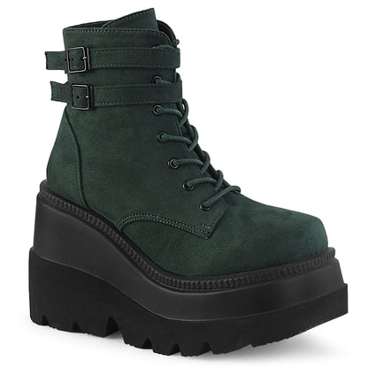 SHAKER-52 *4 1/2" Wedge PF Ankle Boot, Side Zip