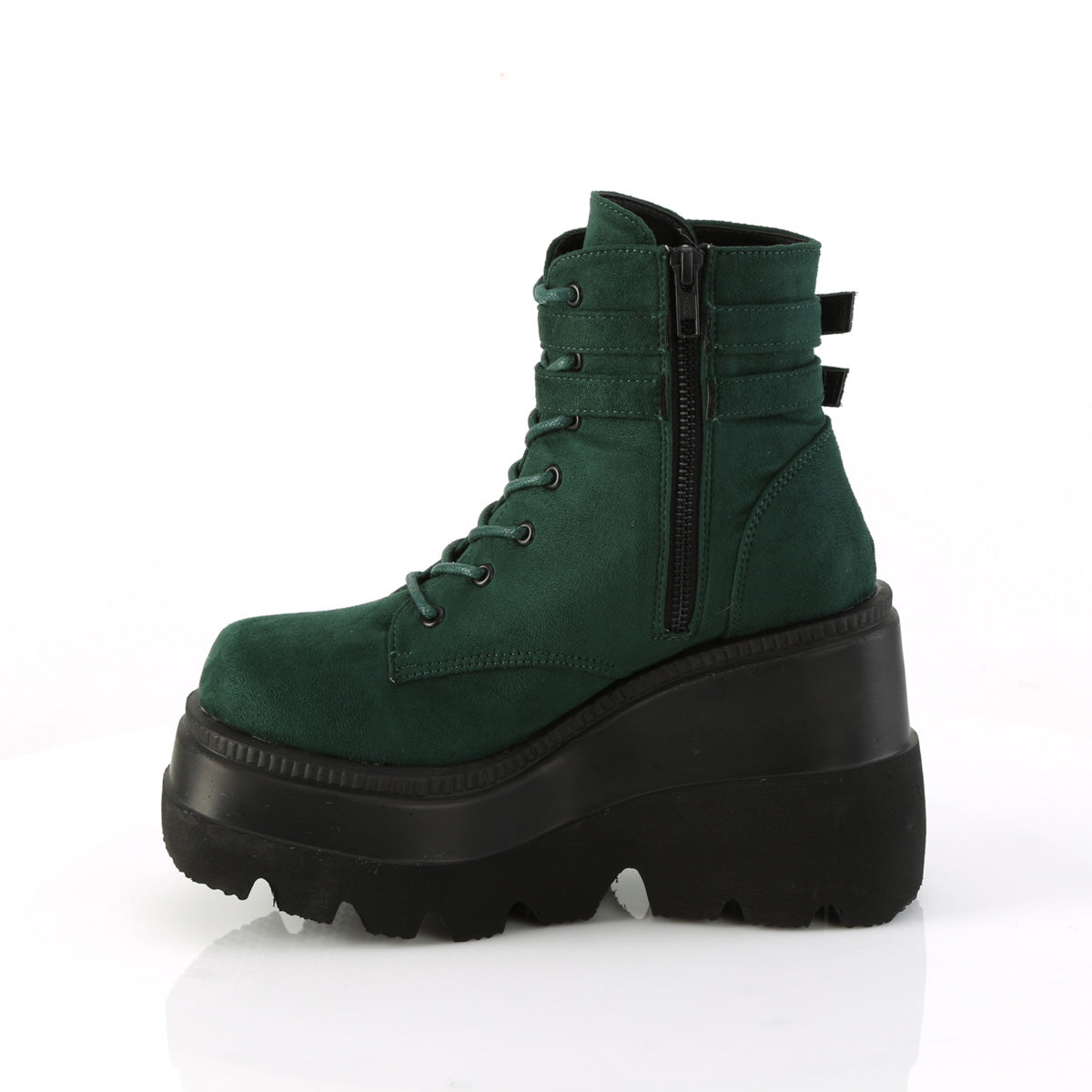 SHAKER-52 *4 1/2" Wedge PF Ankle Boot, Side Zip