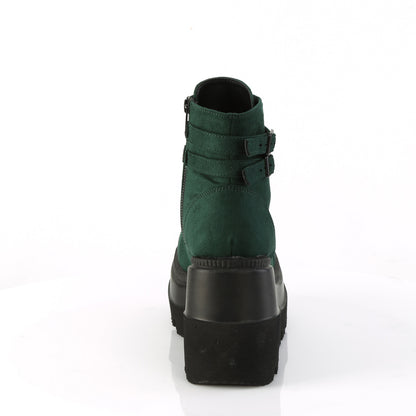 SHAKER-52 *4 1/2" Wedge PF Ankle Boot, Side Zip