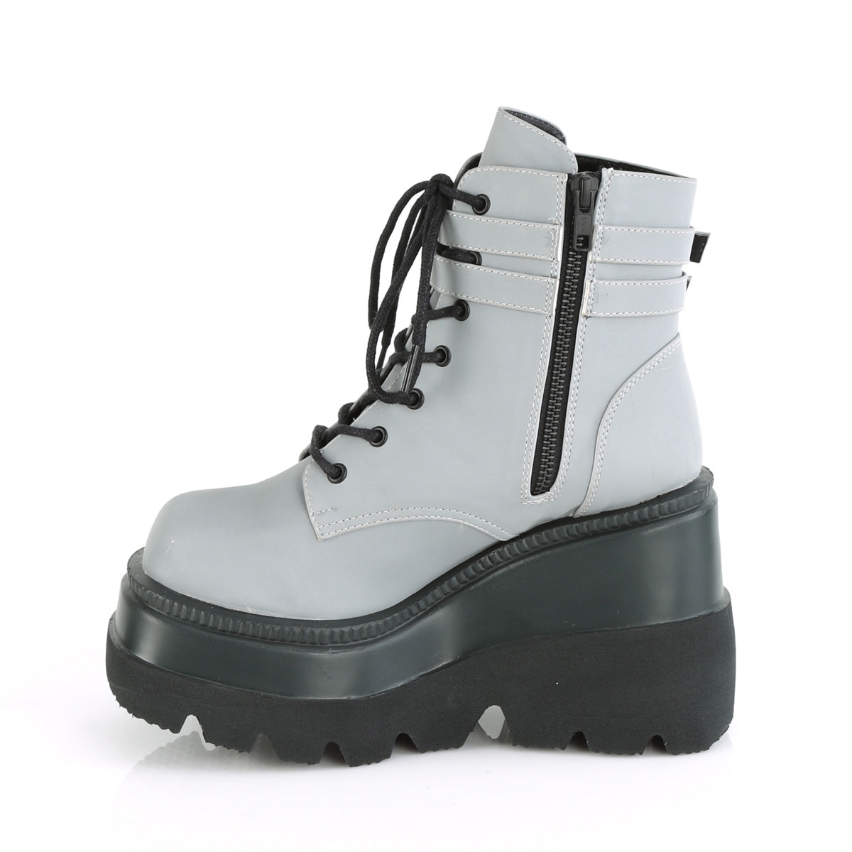 SHAKER-52 4 1/2" Wedge PF Ankle Boot, Side Zip