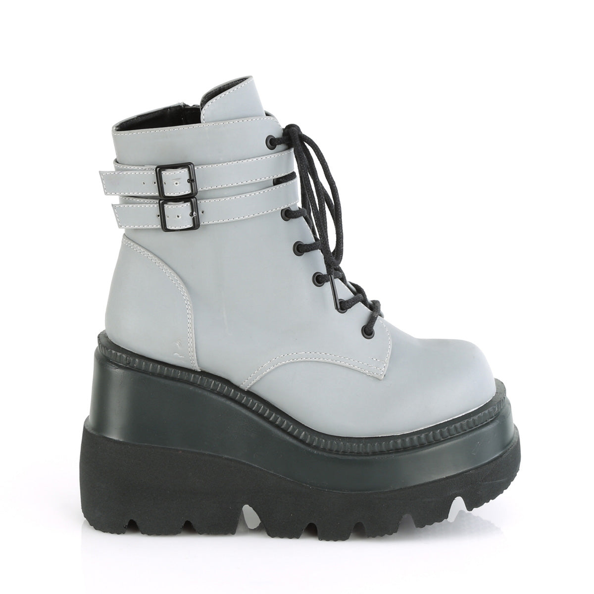 SHAKER-52 4 1/2" Wedge PF Ankle Boot, Side Zip