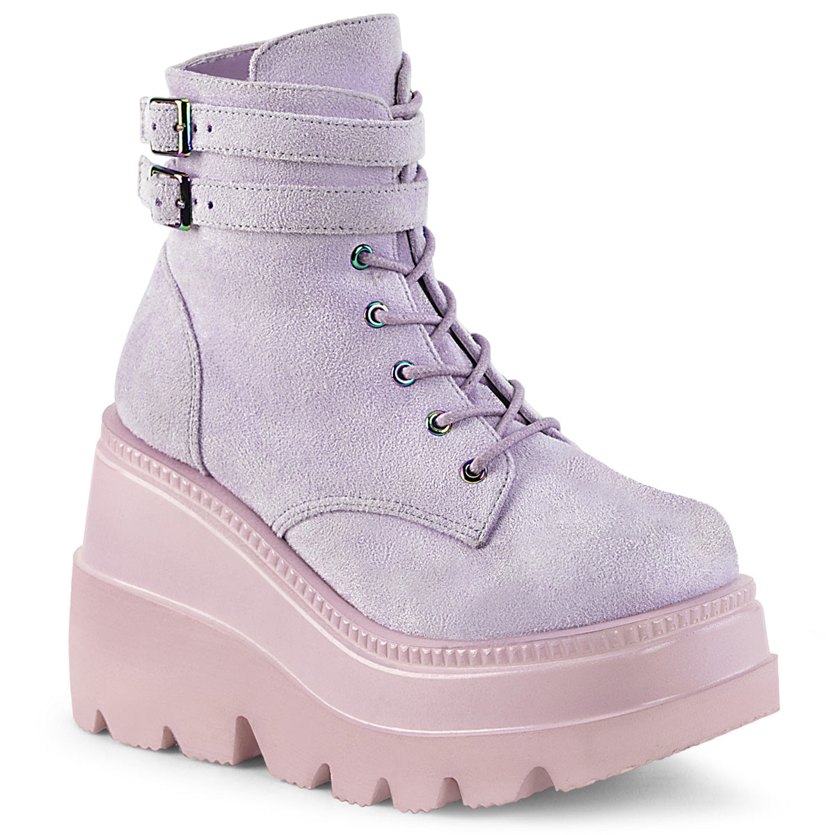 SHAKER-52 4 1/2" Wedge PF Ankle Boot, Side Zip