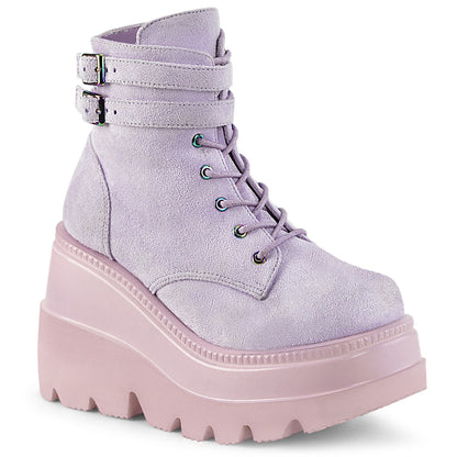 SHAKER-52 4 1/2" Wedge PF Ankle Boot, Side Zip