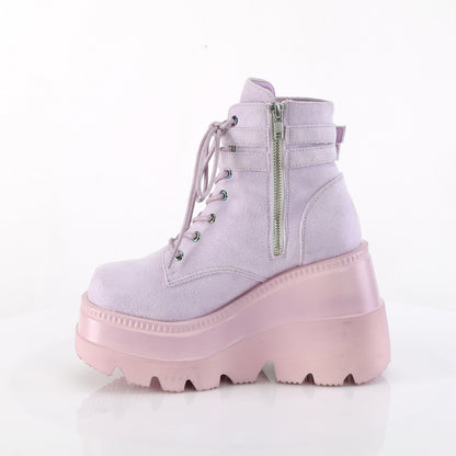 SHAKER-52 4 1/2" Wedge PF Ankle Boot, Side Zip