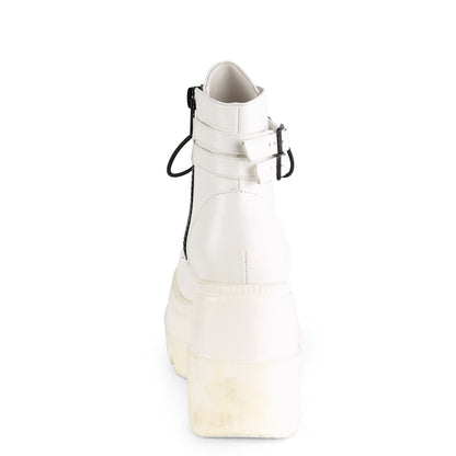 SHAKER-52 4 1/2" Wedge PF Ankle Boot, Side Zip