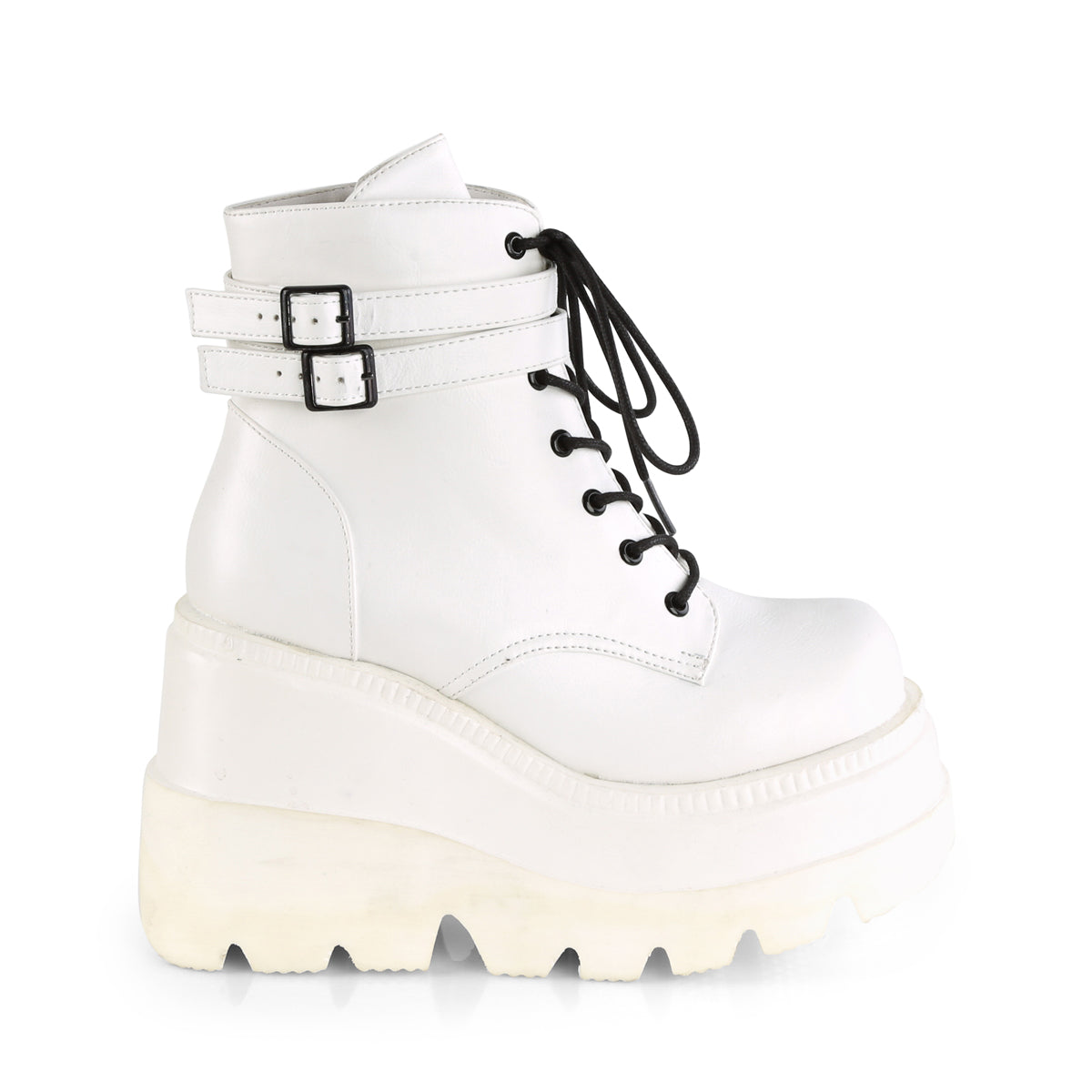 SHAKER-52 4 1/2" Wedge PF Ankle Boot, Side Zip