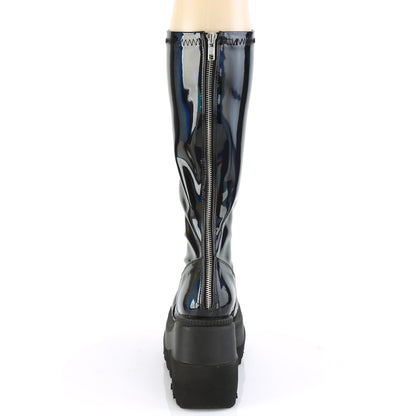 SHAKER-65 4 1/2" Wedge PF STR Knee High Boot, Back Zip