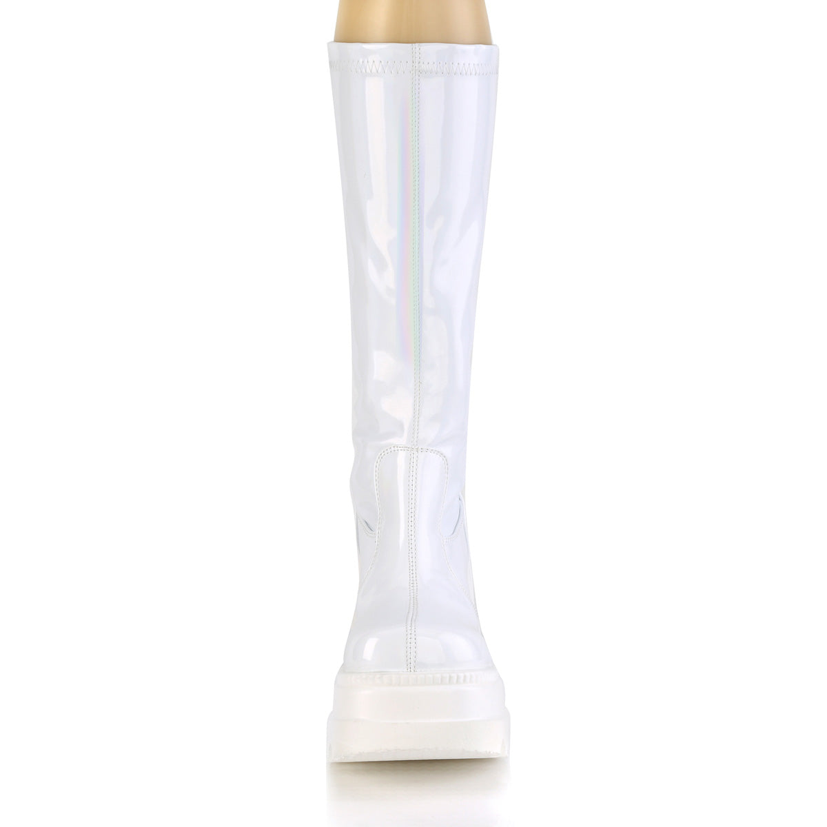 SHAKER-65 4 1/2" Wedge PF STR Knee High Boot, Back Zip