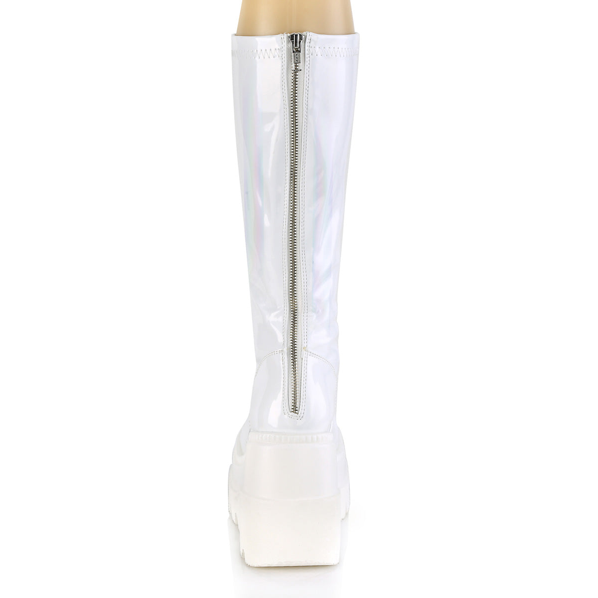SHAKER-65 4 1/2" Wedge PF STR Knee High Boot, Back Zip