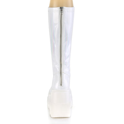 SHAKER-65 4 1/2" Wedge PF STR Knee High Boot, Back Zip